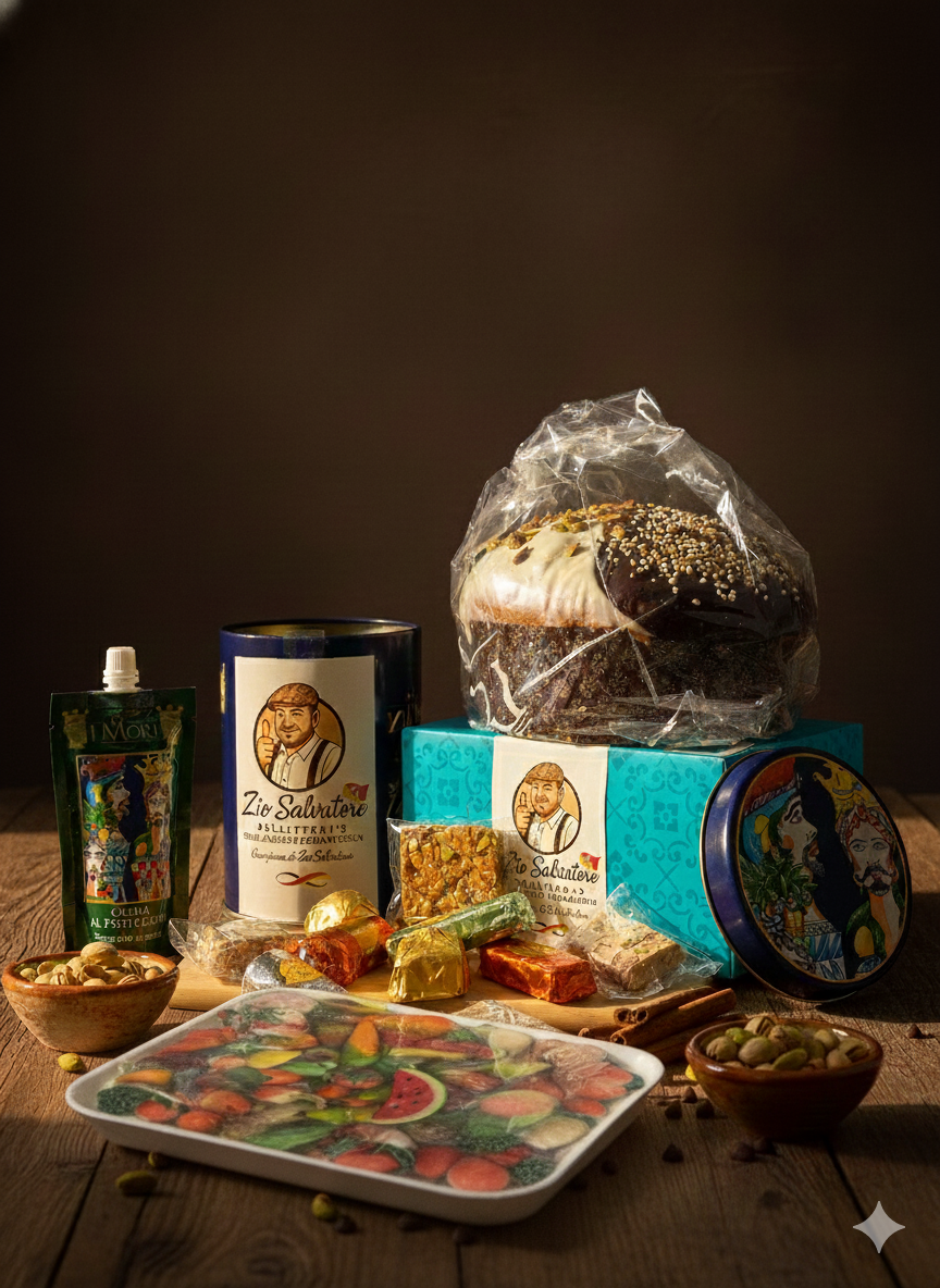 Sizilianisches Traditionsgebäck und Panettone